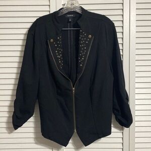 Torrid STUDDED ZIP-FRONT JACKET!!